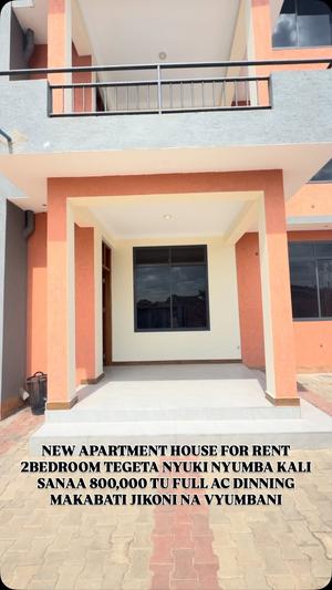Apartment ya vyumba viwili inapangishwa Tegeta Kanosa, Dar Es Salaam