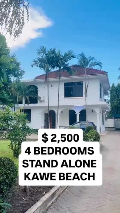 Nyumba ya vyumba vinne inapangishwa Kawe beach, Dar Es Salaam