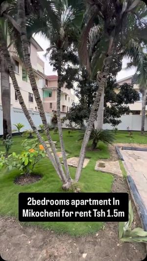 Apartment ya vyumba viwili inapangishwa Mikocheni, Dar Es Salaam