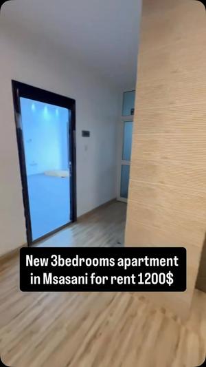 Apartment ya vyumba vitatu inapangishwa Msasani, Dar Es Salaam