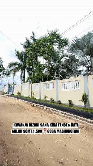 Kiwanja kinauzwa Goba Maghorofani, Dar Es Salaam (1500 sqm) Kiwanja kinauzwa Goba Maghorofani, Dar Es Salaam (1500 sqm)