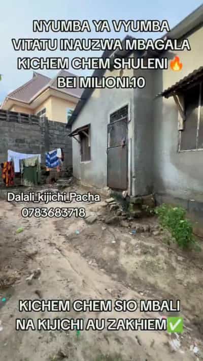 Nyumba ya vyumba vitatu inauzwa Mbagala Kichem Chem, Dar Es Salaam