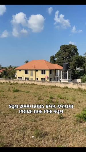Kiwanja kinauzwa Goba Kwa Awadh, Dar Es Salaam (2000 sqm)