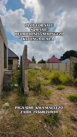 Kiwanja kinauzwa Chamazi, Dar Es Salaam Kiwanja kinauzwa Chamazi, Dar Es Salaam