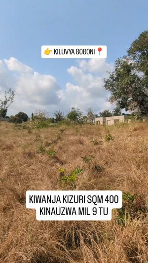 Kiwanja kinauzwa Kiluvya Gogoni, Pwani (400 sqm)