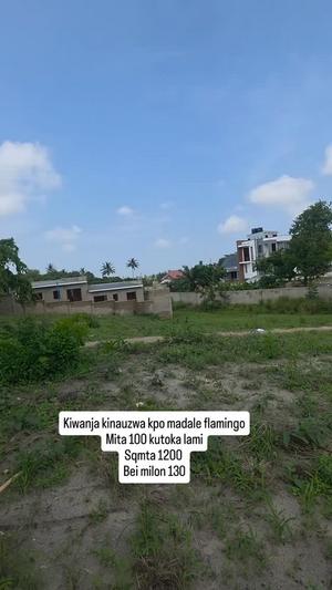 Kiwanja kinauzwa Madale Flamingo, Dar Es Salaam sqm 1200