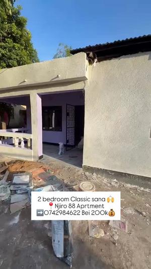 Apartment ya vyumba viwili inapangishwa Njiro 88, Arusha