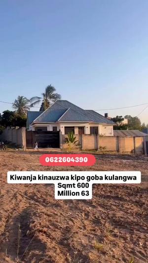 Kiwanja kinauzwa Goba Kulangwa, Dar Es Salaam (600 sqm)