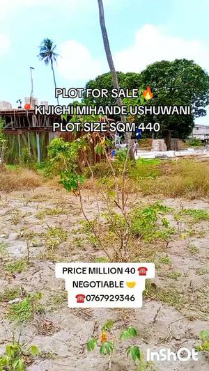 Kiwanja kinauzwa Kijichi Mihande Ushwani, Dar Es Salaam (440 sqm) Kiwanja kinauzwa Kijichi Mihande Ushwani, Dar Es Salaam (440 sqm)