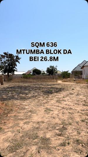 Kiwanja kinauzwa Mtumba, Dodoma sqm 636 Kiwanja kinauzwa Mtumba, Dodoma sqm 636