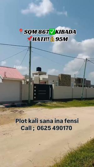 Kiwanja kinauzwa Kibada, Dar Es Salaam sqm 867 Kiwanja kinauzwa Kibada, Dar Es Salaam sqm 867