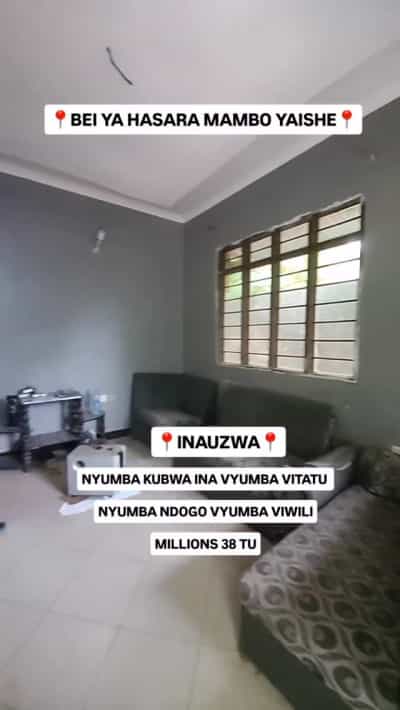 Nyumba ya vyumba vitatu inauzwa Goba Tegeta A, Dar Es Salaam (400 sqm) Nyumba ya vyumba vitatu inauzwa Goba Tegeta A, Dar Es Salaam (400 sqm)