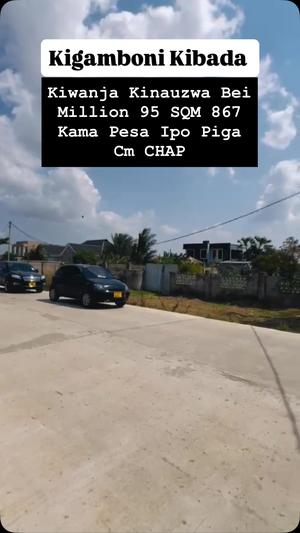 Kiwanja kinauzwa Kigamboni, Dar Es Salaam sqm 867