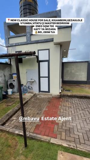 Nyumba ya vyumba vitatu inauzwa Kigamboni Gezaulole, Dar Es Salaam (700 sqm)