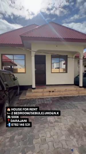 Nyumba ya vyumba viwili inapangishwa Kigamboni Darajani, Dar Es Salaam