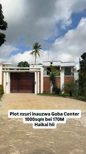 Kiwanja kinauzwa Goba Center, Dar Es Salaam sqm 1000 Kiwanja kinauzwa Goba Center, Dar Es Salaam sqm 1000