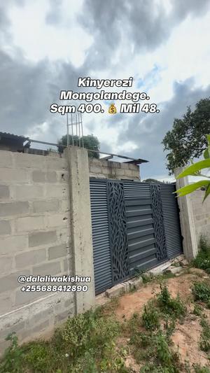 Kiwanja kinauzwa Kinyerezi Mongolandege, Dar Es Salaam sqm 400