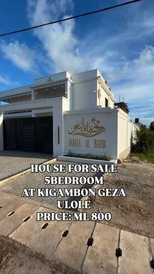 5 Bedrooms House for Sale in Gezaulole, Dar Es Salaam (800 sqm) 5 Bedrooms House for Sale in Gezaulole, Dar Es Salaam (800 sqm)
