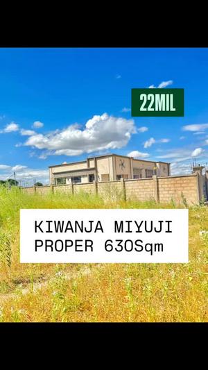 Kiwanja kinauzwa Miyuji, Dodoma sqm 630