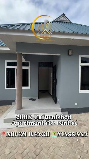 Apartment ya vyumba viwili inapangishwa Mbezi Beach, Dar Es Salaam