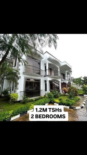 Apartment ya vyumba viwili inapangishwa Mbezi Beach, Dar Es Salaam