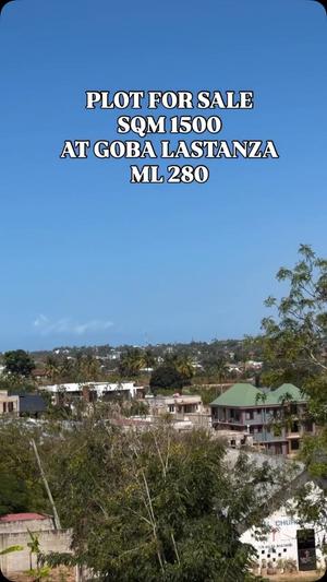 Kiwanja kinauzwa Goba Lastanza, Dar Es Salaam (1500 sqm) Kiwanja kinauzwa Goba Lastanza, Dar Es Salaam (1500 sqm)