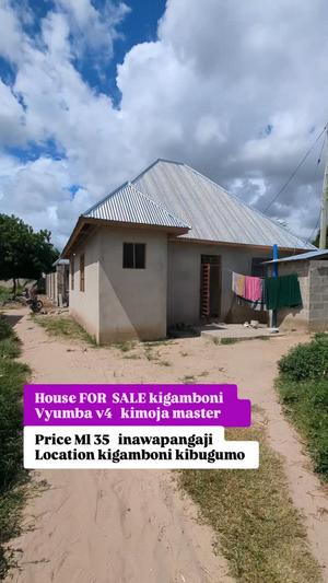 Nyumba ya vyumba vinne inauzwa Kibugumo, Kigamboni, Dar Es Salaam