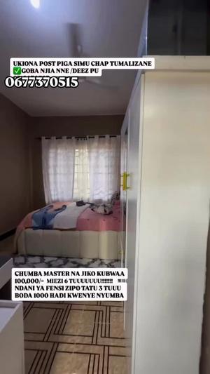 Nyumba ya chumba kimoja inapangishwa Goba Njia Nne, Dar Es Salaam Nyumba ya chumba kimoja inapangishwa Goba Njia Nne, Dar Es Salaam