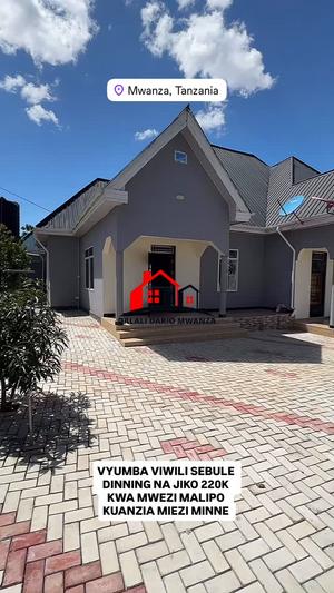 Nyumba ya vyumba viwili inapangishwa Mwanza