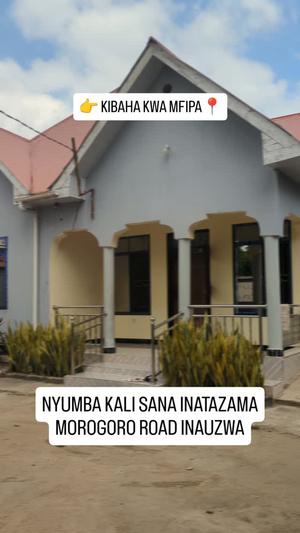 Nyumba ya vyumba vitatu inauzwa Kibaha kwa Mfipa, Pwani (500 sqm)