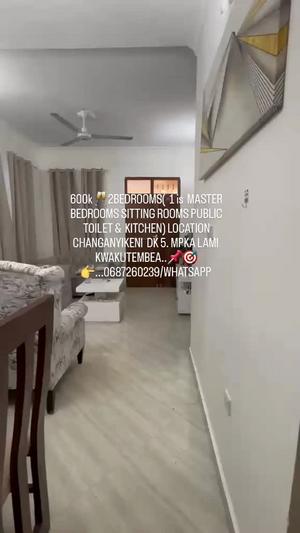 Nyumba ya vyumba viwili inapangishwa Changanyikeni, Dar Es Salaam
