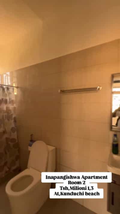 Apartment ya vyumba viwili inapangishwa Kunduchi Beach, Dar Es Salaam