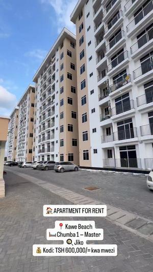Apartment ya chumba kimoja inapangishwa Kawe Beach, Dar Es Salaam
