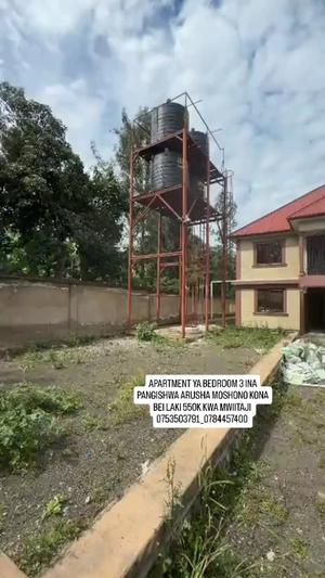 Apartment ya vyumba vitatu inapangishwa Moshono Kona, Arusha