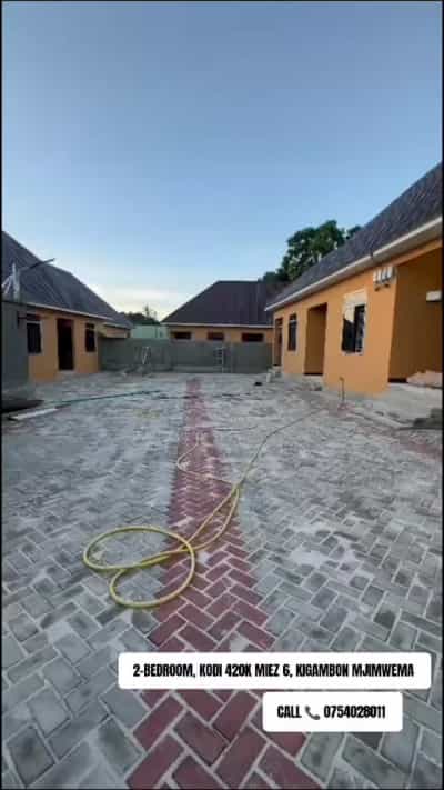 Nyumba ya vyumba viwili inapangishwa Mjimwema, Dar Es Salaam