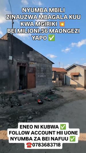 Nyumba inauzwa Mbagala Kuu Kwa Mgiriki, Dar Es Salaam