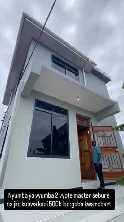 Nyumba ya vyumba viwili inapangishwa Goba, Dar Es Salaam