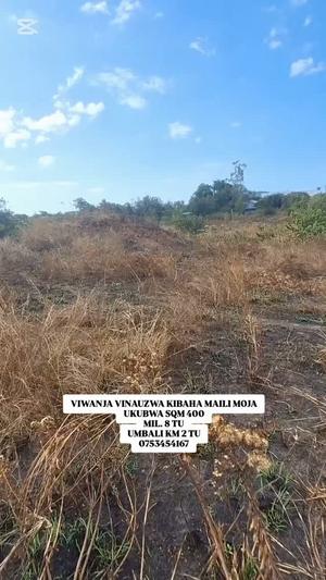 Kiwanja kinauzwa Kibaha Maili Moja, Pwani sqm 400 Kiwanja kinauzwa Kibaha Maili Moja, Pwani sqm 400