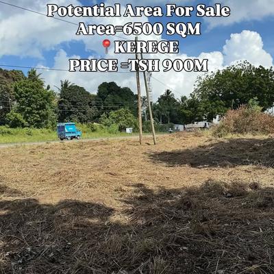 Kiwanja kinauzwa Kerege, Pwani sqm 6500 Kiwanja kinauzwa Kerege, Pwani sqm 6500