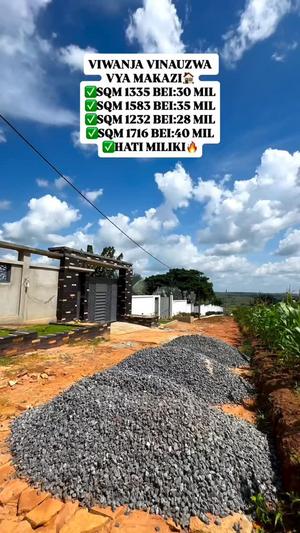 Plots for sale in Kifuru King’anzi, Dar Es Salaam Plots for sale in Kifuru King’anzi, Dar Es Salaam