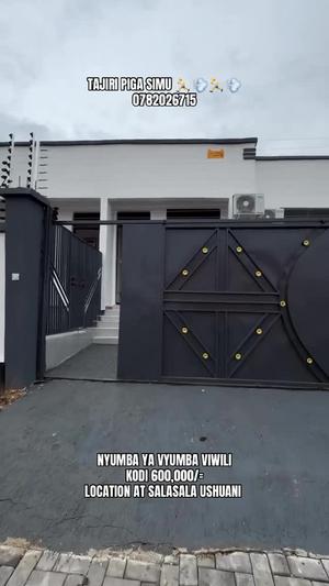 Apartment ya vyumba viwili inapangishwa Salasala, Dar Es Salaam