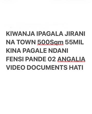 Kiwanja kinauzwa Ipagala, Dodoma Kiwanja kinauzwa Ipagala, Dodoma