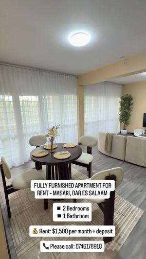 2 Bedrooms Furnished Apartment for Rent in Masaki, Dar Es Salaam 2 Bedrooms Furnished Apartment for Rent in Masaki, Dar Es Salaam