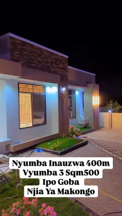 Nyumba ya vyumba vitatu inauzwa Goba Njia Ya Makongo, Dar Es Salaam (500 sqm) Nyumba ya vyumba vitatu inauzwa Goba Njia Ya Makongo, Dar Es Salaam (500 sqm)