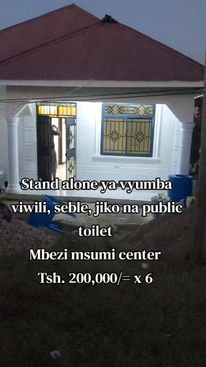 Nyumba ya vyumba viwili inapangishwa Mbezi Msumi Center, Dar Es Salaam Nyumba ya vyumba viwili inapangishwa Mbezi Msumi Center, Dar Es Salaam
