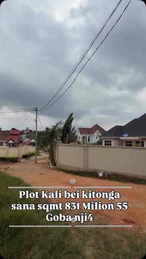 Plot for sale in Goba Njia Nne, Dar Es Salaam sqm 883 Plot for sale in Goba Njia Nne, Dar Es Salaam sqm 883