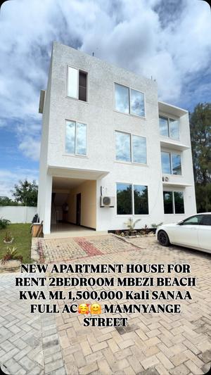 Nyumba/Apartment ya vyumba viwili inapangishwa Mbezi Beach, Dar Es Salaam