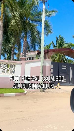 Kiwanja kinauzwa Ununio Kairuki, Dar Es Salaam (900 sqm) Kiwanja kinauzwa Ununio Kairuki, Dar Es Salaam (900 sqm)
