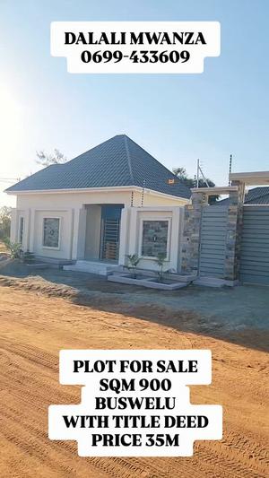 Kiwanja kinauzwa Buswelu, Mwanza sqm 900