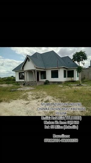 Nyumba ya vyumba vinne inauzwa Chanika Italiano Kigezi, Dar Es Salaam (610 sqm) Nyumba ya vyumba vinne inauzwa Chanika Italiano Kigezi, Dar Es Salaam (610 sqm)